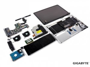 Замена корпуса на ноутбуке Gigabyte